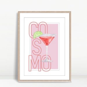 Cosmopolitan Pink Vibe Bar Decor