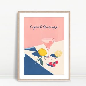 Liquid Therapy Cocktail Still Life Art