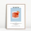 Negroni Classic Cocktail Recipe Print