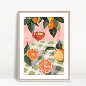 Citrus Grove Aperitif Picnic Art