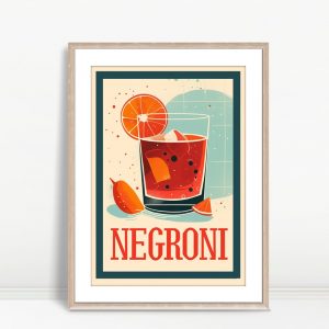 Negroni Retro Citrus Cocktail