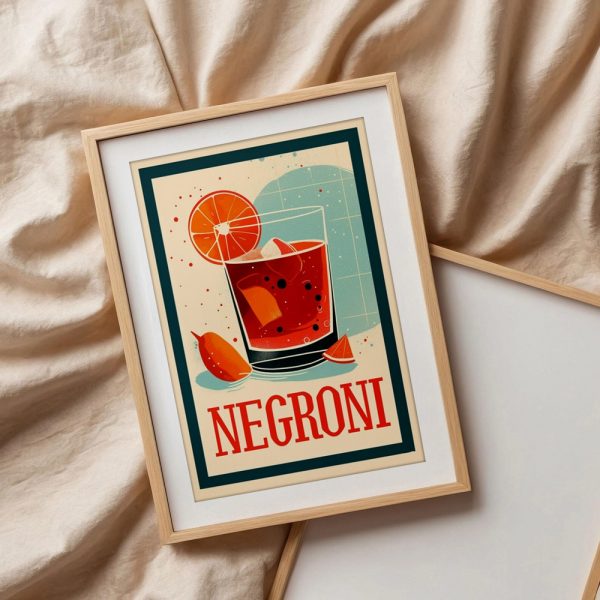 Negroni Retro Citrus Cocktail - Image 3