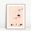 Rosé Champagne Pour Pink Celebration Print