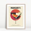 Retro Margarita Art Deco Cocktail
