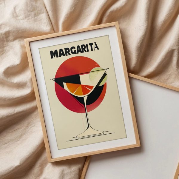 Retro Margarita Art Deco Cocktail - Image 3