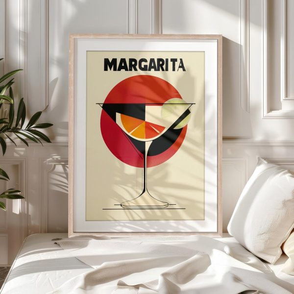 Retro Margarita Art Deco Cocktail - Image 5