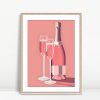 Pink Champagne Toast Sparkle