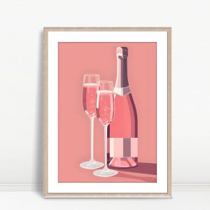Pink Champagne Toast Sparkle