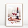 Rustic Wine Toast Still Life