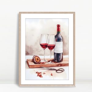 Rustic Wine Toast Still Life