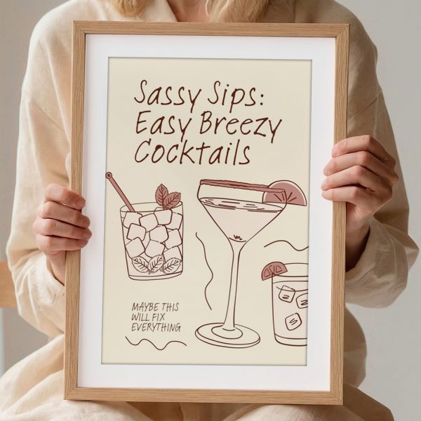 Sassy Sips Easy Breezy Cocktail Art - Image 2