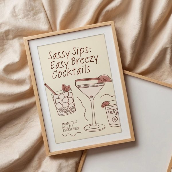 Sassy Sips Easy Breezy Cocktail Art - Image 3