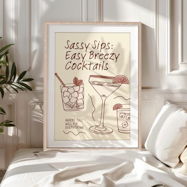 Sassy Sips Easy Breezy Cocktail Art - Image 5