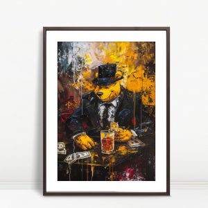 The Honey Power Abstract Art