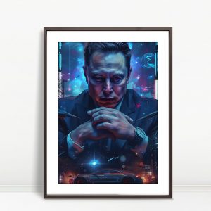 Mars like Mind Elon Musk Gallery Art