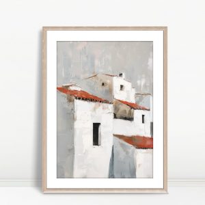 Sunwashed Walls of Mediterranean Calm