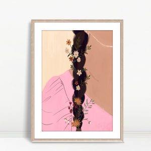 Wildflowers Woven in Braided Grace