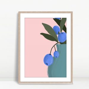 Blueberry Dreams on Blush Mornings