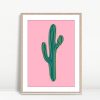 Desert Lines on Rosy Canvas