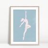 Airborne Elegance in Blush Motion