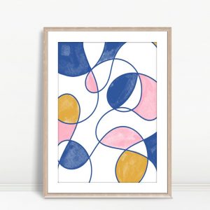 Tangled Harmony in Bubble Hues