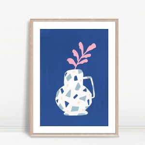 Modern Bloom in Mosaic Form