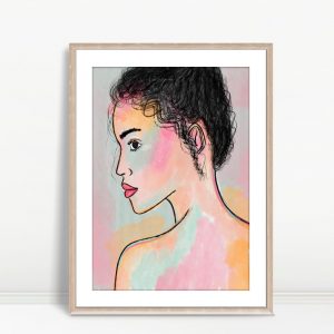 Brushstrokes of Her Quiet Strength