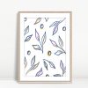 Pastel Leaves in Whimsy Pattern