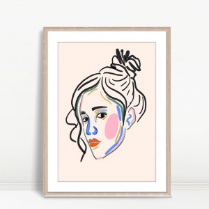 Color Contours of Thoughtful Gaze