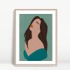 Serenity in a Teal Gaze