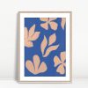 Dancing Petals in Twilight Blue