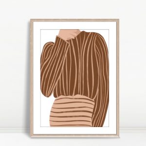 Cocoa Threads in Silken Motion