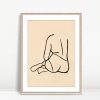 Soft Lines of Seated Silence