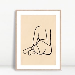 Soft Lines of Seated Silence