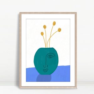 Contour Muse in Painted Chaos