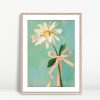 Whimsical Daisy With Pastel Ribbon