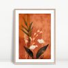 Modern Autumn Botanical Silhouette Art