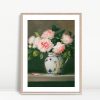 Soft Blush Roses Porcelain Still Life