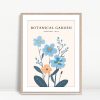 Botanical Garden Blue Wildflower Arrangement