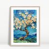 Blossoming Tree Vibrant Palette Knife Art