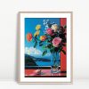 Roses In Glass Vase By Window