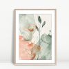 Watercolor Botanical Line Drawing