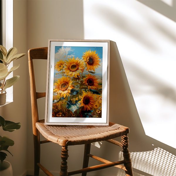 Radiant Sunflowers In Summer Field - Image 4