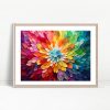 Radiant Petal Spectrum Burst