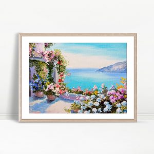 Seaside Terrace Blooming Paradise