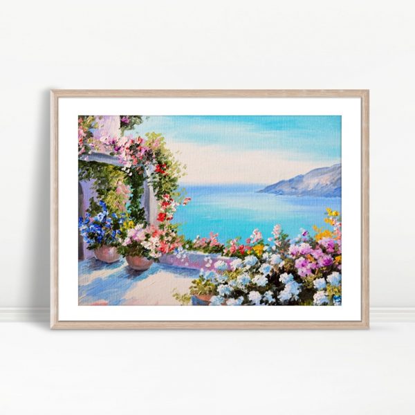 Seaside Terrace Blooming Paradise