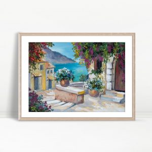Coastal Villa Floral Escape