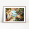 Secret Garden Stone Archway View