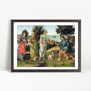 The Story of Nastagio degli Onesti by Botticelli