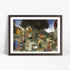 Moses at the Well by Botticelli